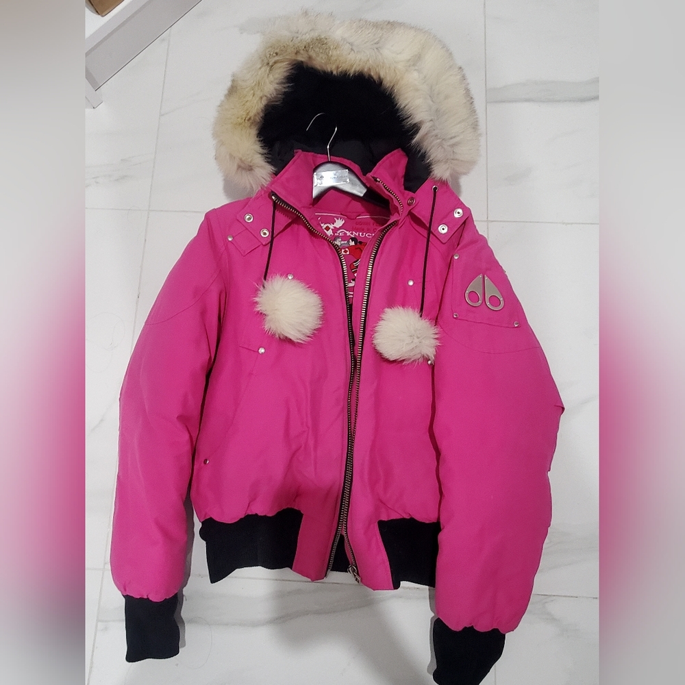 Hot pink Mosse Knuckles jacket